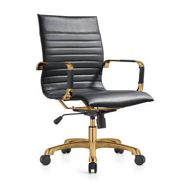 Kaycee Mid Back Task Chair Orren Ellis Upholstery Color: White