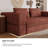 Sofa Bed With Rectangle Pillow And Cushions-2122979561