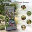  Paravent de patio avec bac à fleurs-1875178649