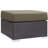 Convene 3 Piece Rattan Sectional Seating Group with Cushions-1605862801