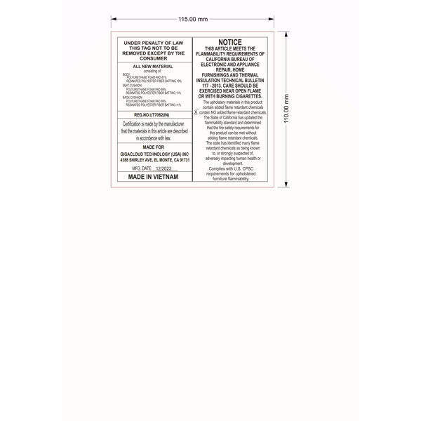 Dimensions du produit