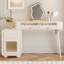 Commode simple multifonctionnelle de style crème