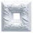 Milton 3 7/8"H x 3 7/8"W x 1"D Square Onlay