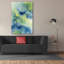 «Indigo Flow II» par Chris Paschke, estampe numérique sur toile-1039562466