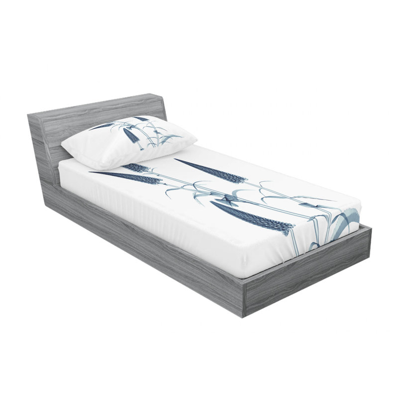 Microfiber Sheet Set, Twin Sheet Set with Fitted Sheet