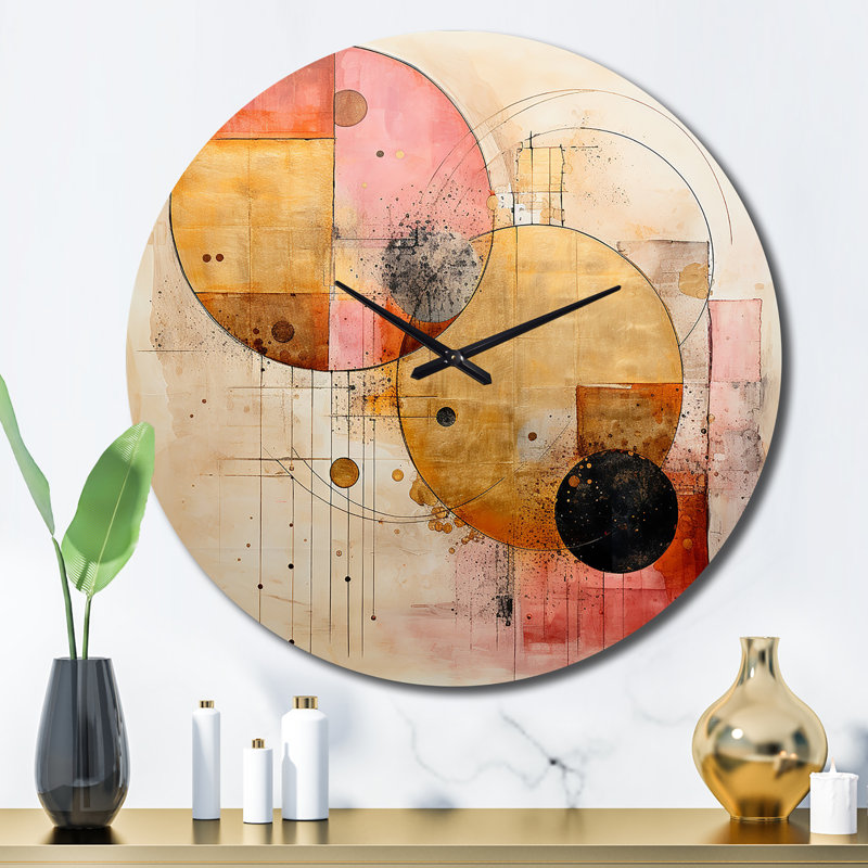 Horloge murale moderne Escape To Serenity, Grand