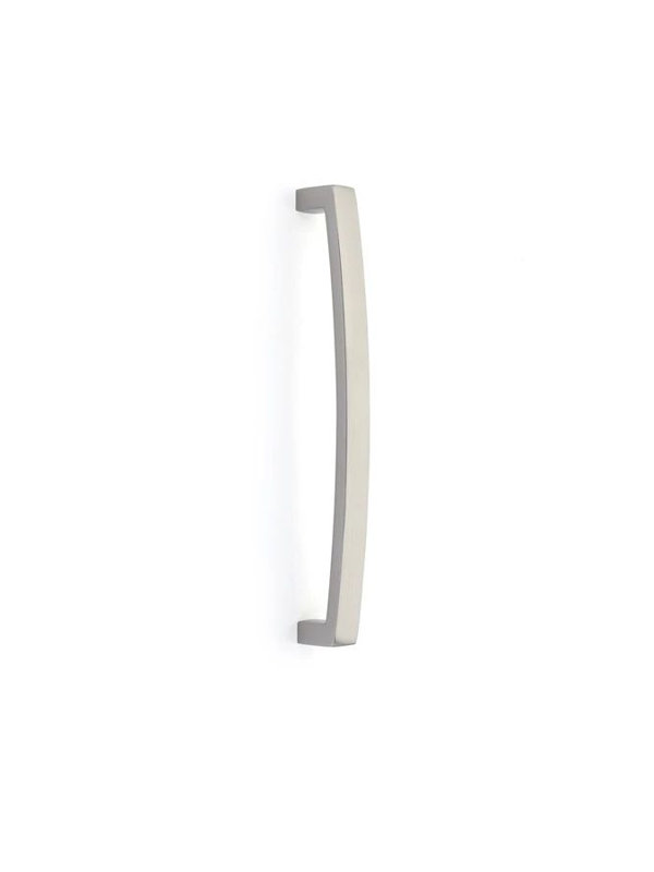 Poignée de porte de douche en verre Emtek Bauhaus (GBTB), 12", Nickel satiné