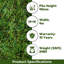 Bryxton 40mm Grass, Pet-Friendly Artificial Grass