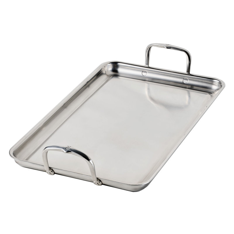 Double Burner Griddle W/flared Rim 
