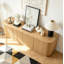 Buffet de rangement avec motif à vagues Buffet-129684992