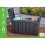 Samuel Alexander 115cm W Plastic Deck Box in Black