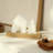 Porcelain & Wood Holiday Gingerbread Tealight Holder Set