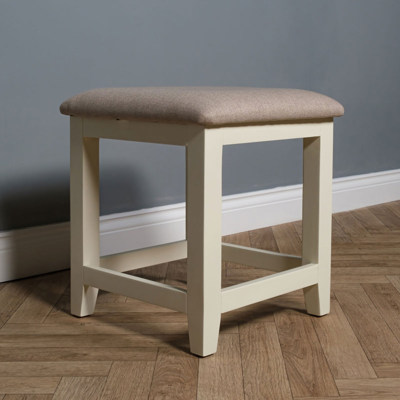 Solid + Manufactured Wood Accent Stool