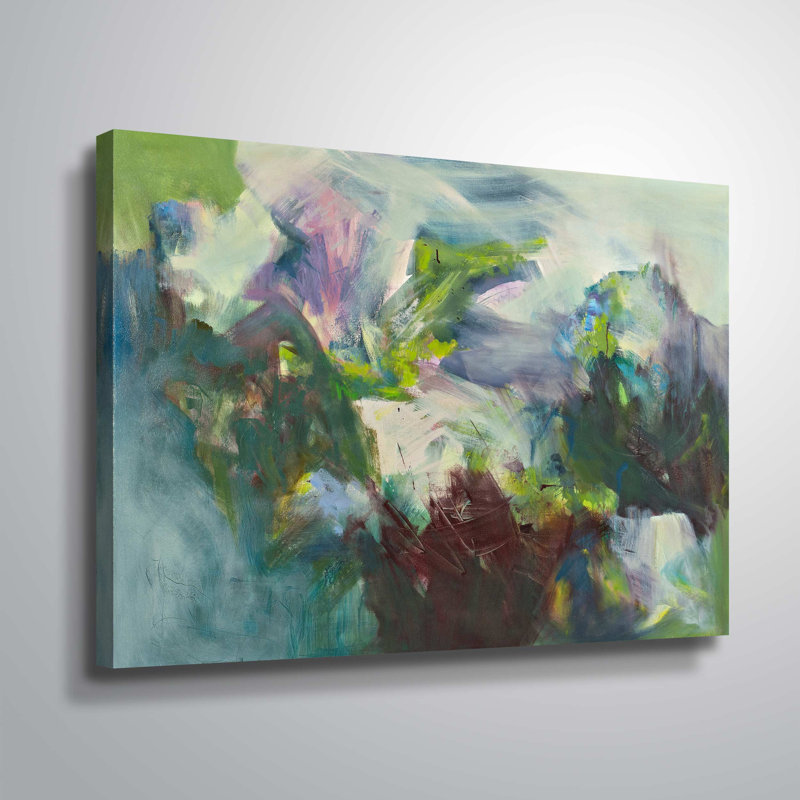 " En Verde " Painting Print, 8" H x 10" W x 2" D, Wrapped Canvas