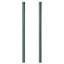 Vidaxl Fence Posts 2 Pcs Powder-Coated Steel-116846625-116846618