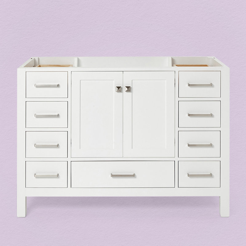 Panchuri 48'' Single Bathroom Vanity Base Only, White