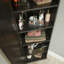 Armoire de rangement contemporaine en coin avec 5 tablettes