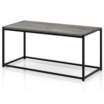  Camnus 3-Piece Living Room Table Set French Oak Grey with Coffee Table and End Tables