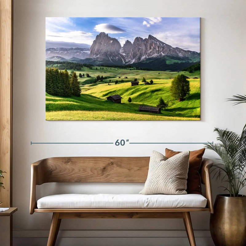 Alvord Seiser Alm au printemps, H 34 po x l 51 po