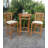 Round Teak Solid Wood Outdoor Bar Table ,-2056509516