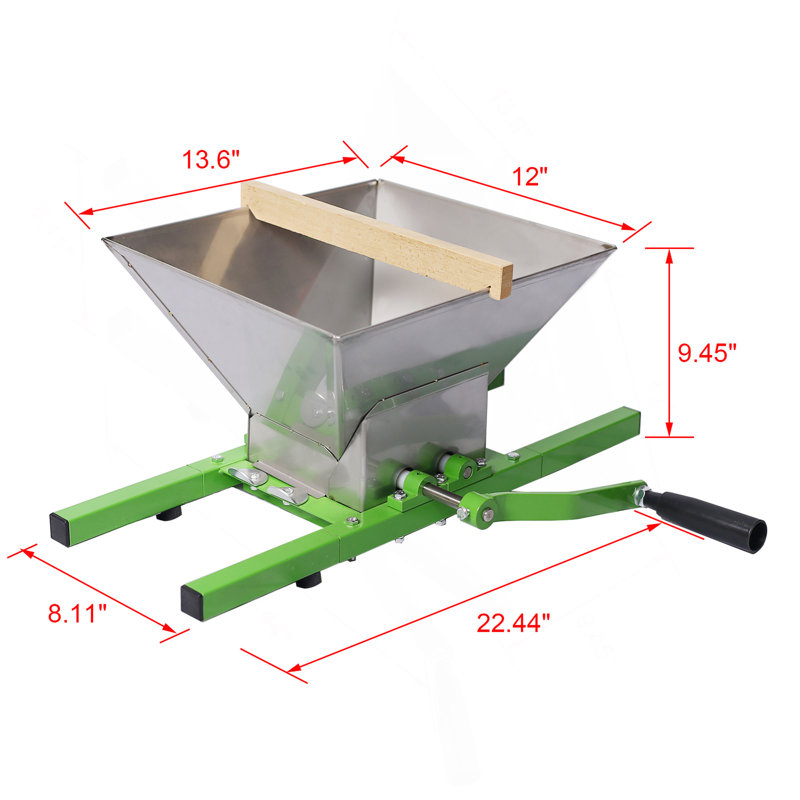 7L Manual Juicer Grinder,Portable Fruit Scratter