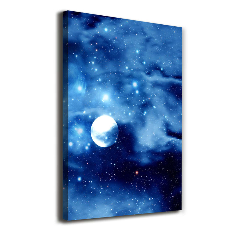 Full Moon - Wrapped Canvas Print