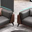 Modern light luxury business office sofa set
