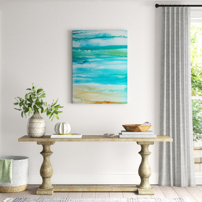 «Coastal Abstract II», reproduction d'art sur toile tendue