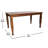 Solid Wood Commercial Grade Dining Table with Turned Legs-507436985-507436984