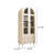 Arched Cream White Standard Bookcase
