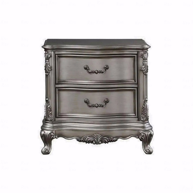 Table de chevet 2 tiroirs Woodenen