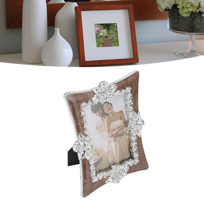 Family Photo Frame Modern Simple Hold 10x15cm Home Decoration with Stand for Living Room Bedroom Type A