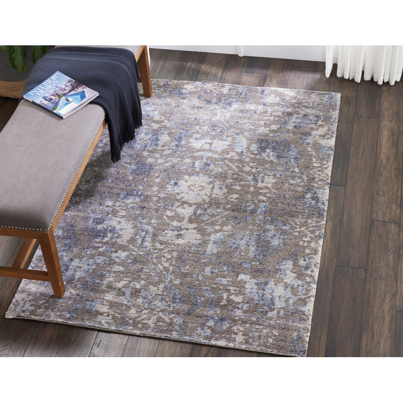 Tapis intérieur noué à la main Dehl, Tapis de couloir 2 pi 3 po x 8 pi