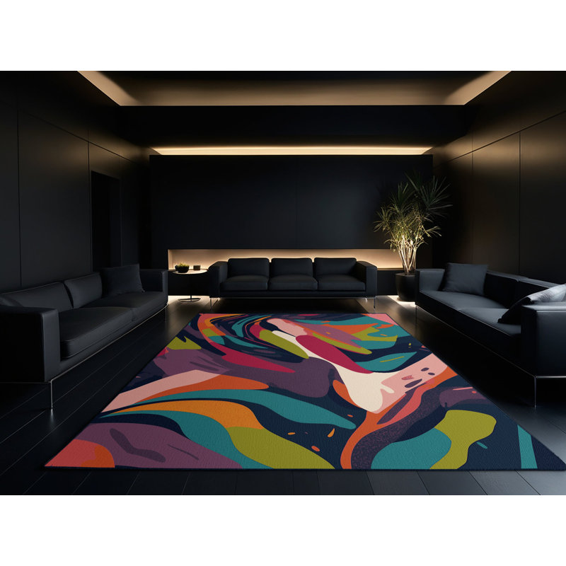 Tapis d'illusion chromatique, Carré 5 pi