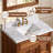 Claireville 36 " W Freestanding Standard Single Vanity Bathroom Vanity With Marble Top