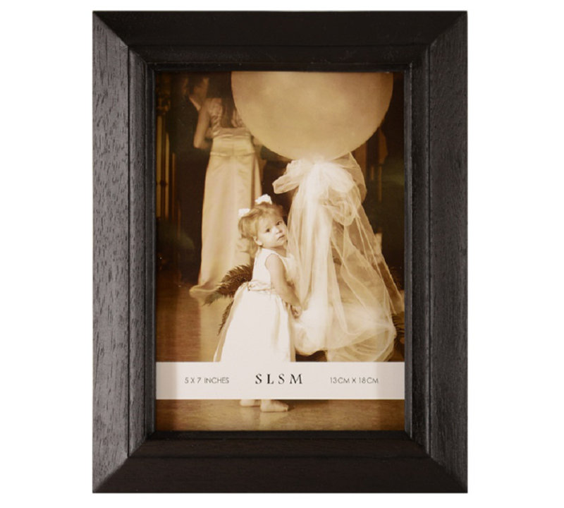 Cadre photo en bois étroit Leeson, 5 po x 7 po