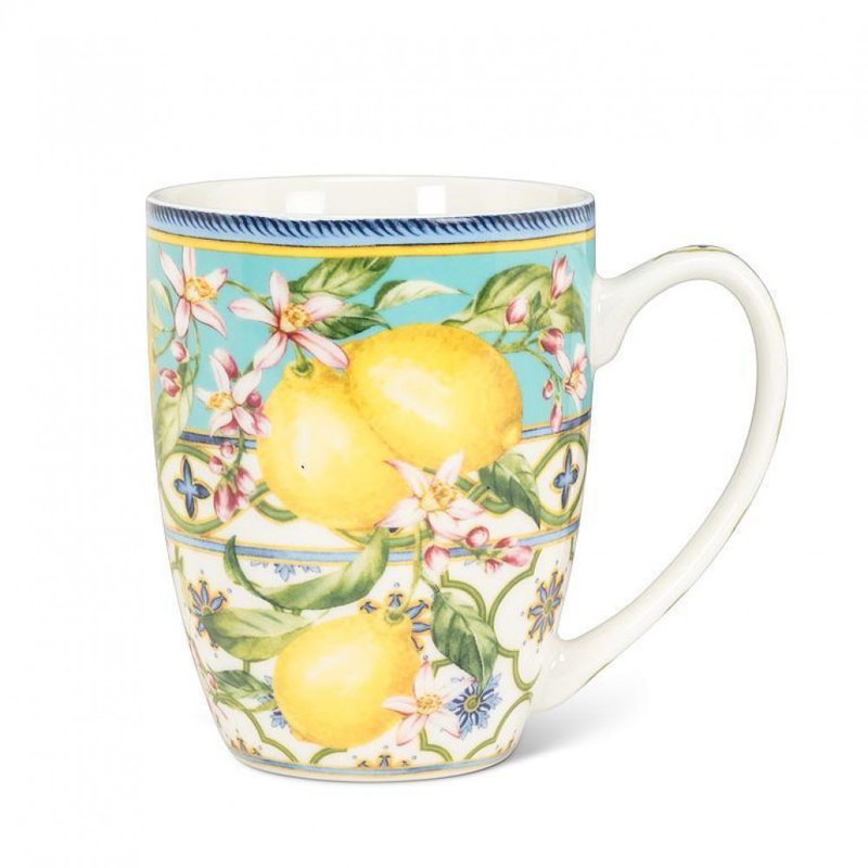 Lush Lemon Print Mug