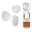Ensemble de trois miroirs modernes