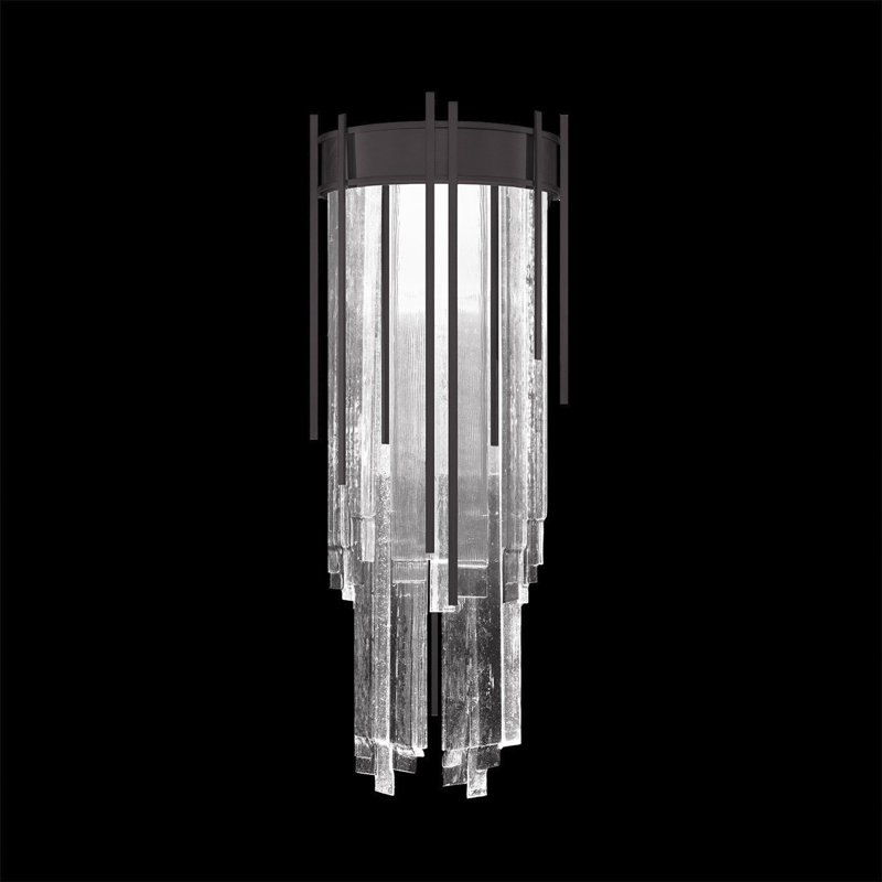 Arpeggio LED Flush Mounted Sconce, Black