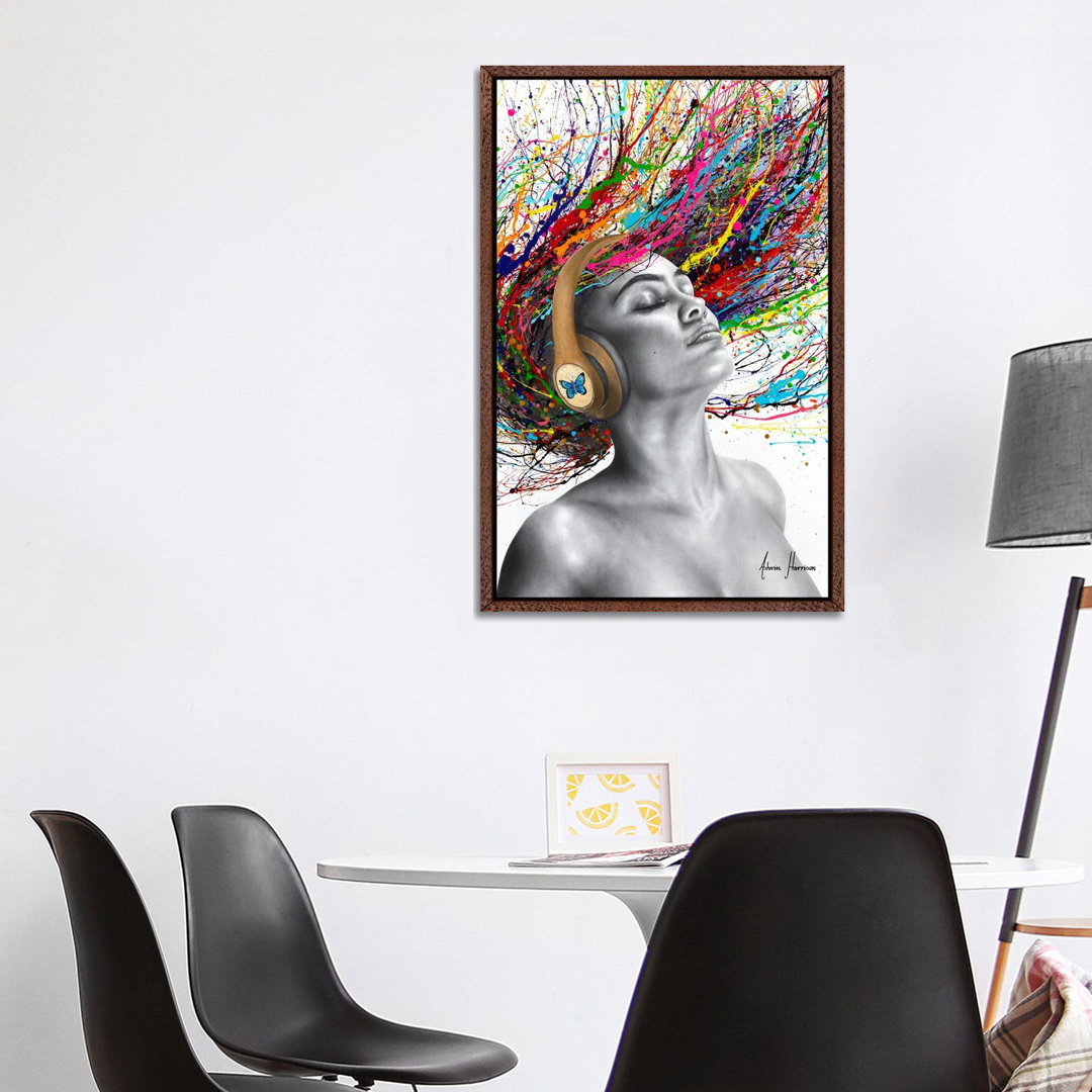 Butterfly Beats von Ashvin Harrison - Galerie-verpackte Leinwand Giclée