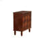 Canapé moderne à 2 tiroirs, table d'appoint étroite, table de chevet mince pour le salon, chambre à coucher