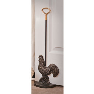 Butée de porte lestée en fer