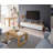 Reyes Nordic Oak Effect And White Wall Mounted Floating Wide Large Tv Unit