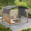 Pergola d'extérieur avec poteaux rétractables 10 x 12 pi Costway-101114545