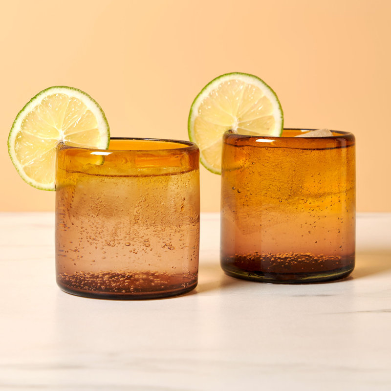 Ensemble de 2 gobelets en verre recyclé Segunda Vida El Ocasso