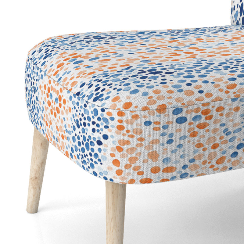 Chaise d'appoint Abstract - orange, Chaise d'appoint sans accoudoirs