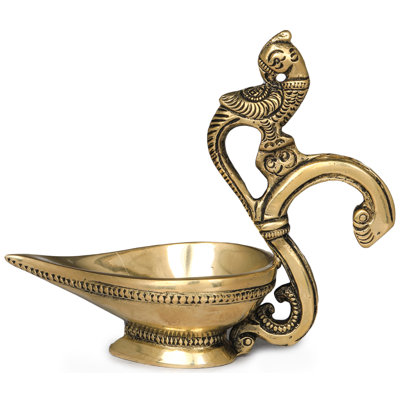 4.2'' H Brass Tabletop Tealight Holder