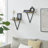 Clydean Floating Reversible Triangle Wall Shelves-1599410534