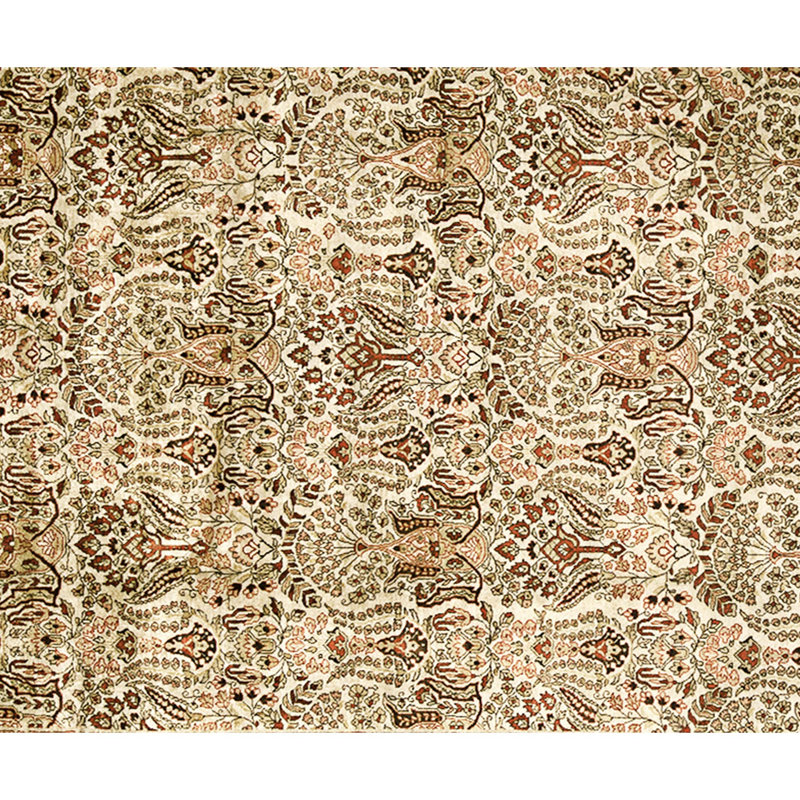Hand Knotted Area Rug in Ivory