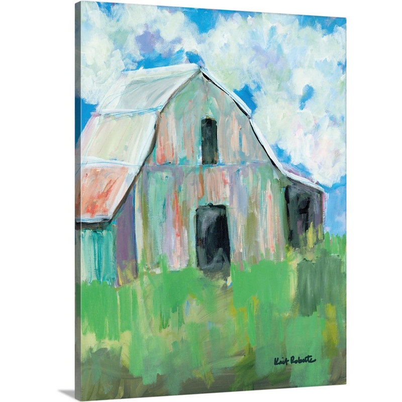 Reproduction d’art sur toile, "old but not giving in" par Kait Roberts, H 48 po x l 36 po x P 1,25 po, Toile tendue